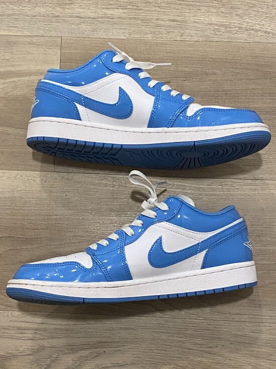 Jordan Other - Air Jordan 1 Low SE Legend Blue Patent Men’s 9 Style Code: FZ2138-114 Women 10.5